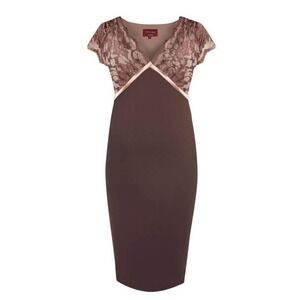 Tiffany Rose Luella Shift Dress, Lusdam, Cream Sienna Maternity Size 0, Disconti